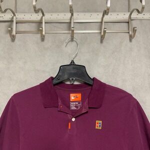 Nike Polo Shirt Men‎ S Maroon The Nike Polo Dri-FIT Court Tennis Pique CJ9524